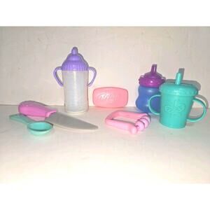 Baby Doll Accessories Baby Alive Toy Accessories Set Of 7 Pieces.
